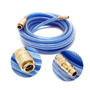 Wiltec Pvc Druckluftschlauch 5M Kompressorschlauch Gewebeschlauch Luftschlauch