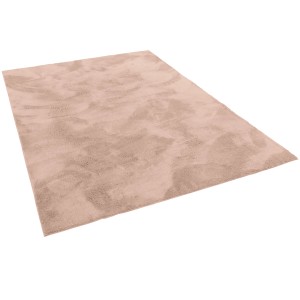 Pergamon Luxus Super Soft Fellteppich Pearl Altrosa 120x170cm