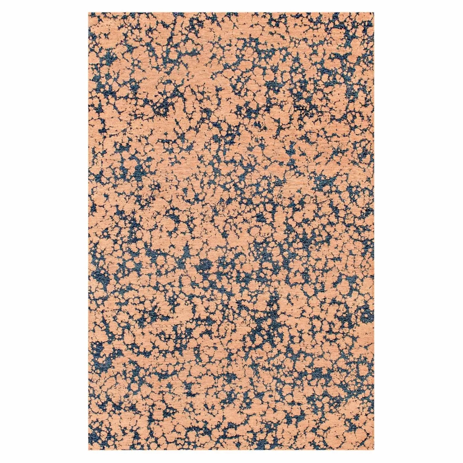 Lola&Moi Teppich Indian Blue Gold 200x280cm