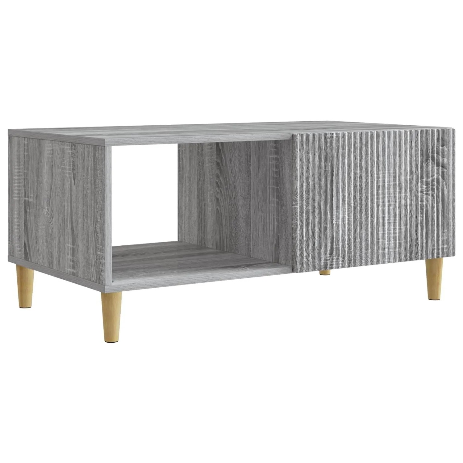 vidaXL Couchtisch Graues Sonoma 90 x 50 x 40 cm Holzwerkstoff 894731