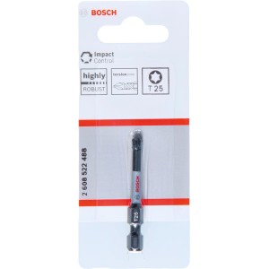 Bosch Impact Control Schrauberbit T25, 50 mm, geeignet für Schlagschrauber.
