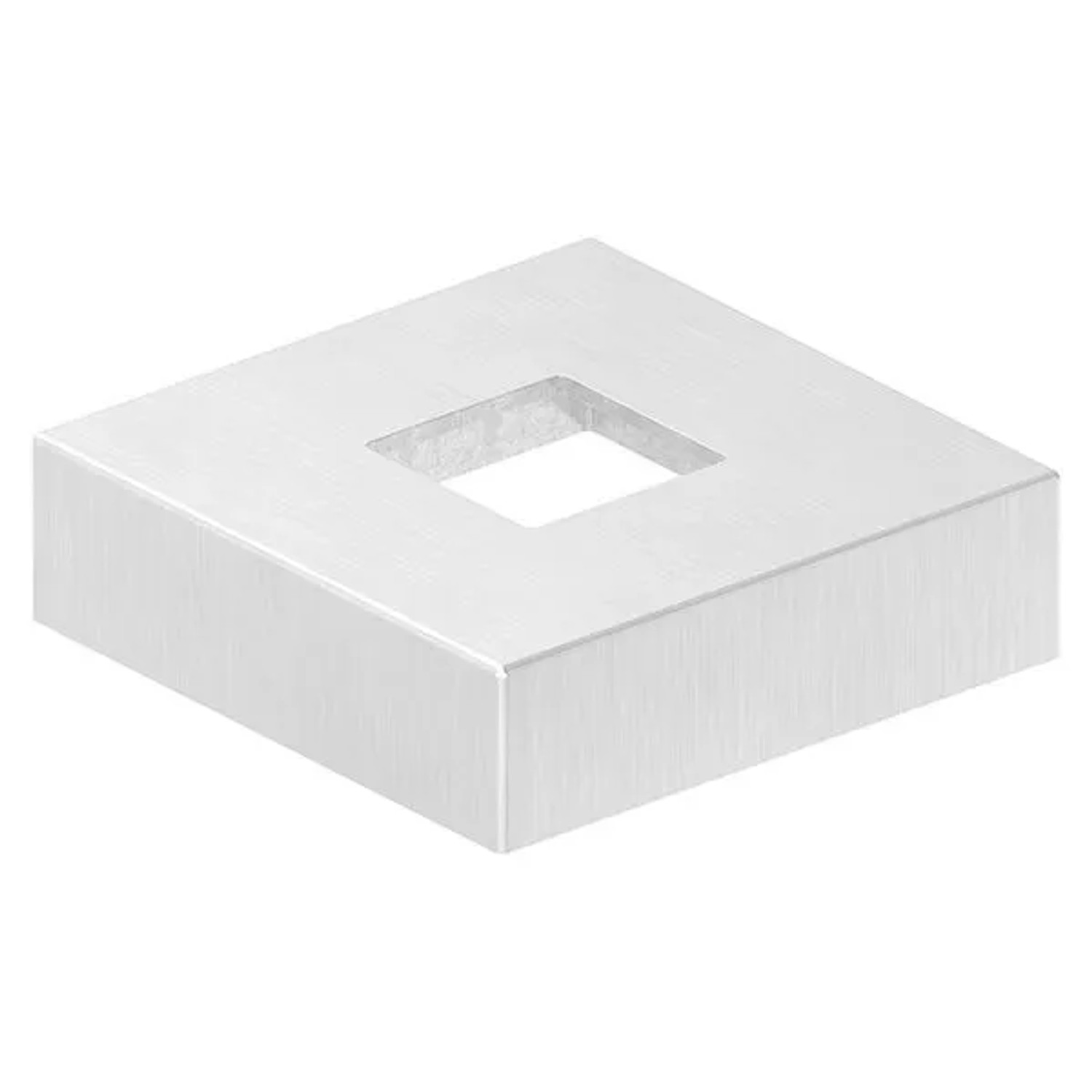 FeNau Abdeckrosette 72x72x20 mm Für Vierkantrohr 25x25 mm V4A