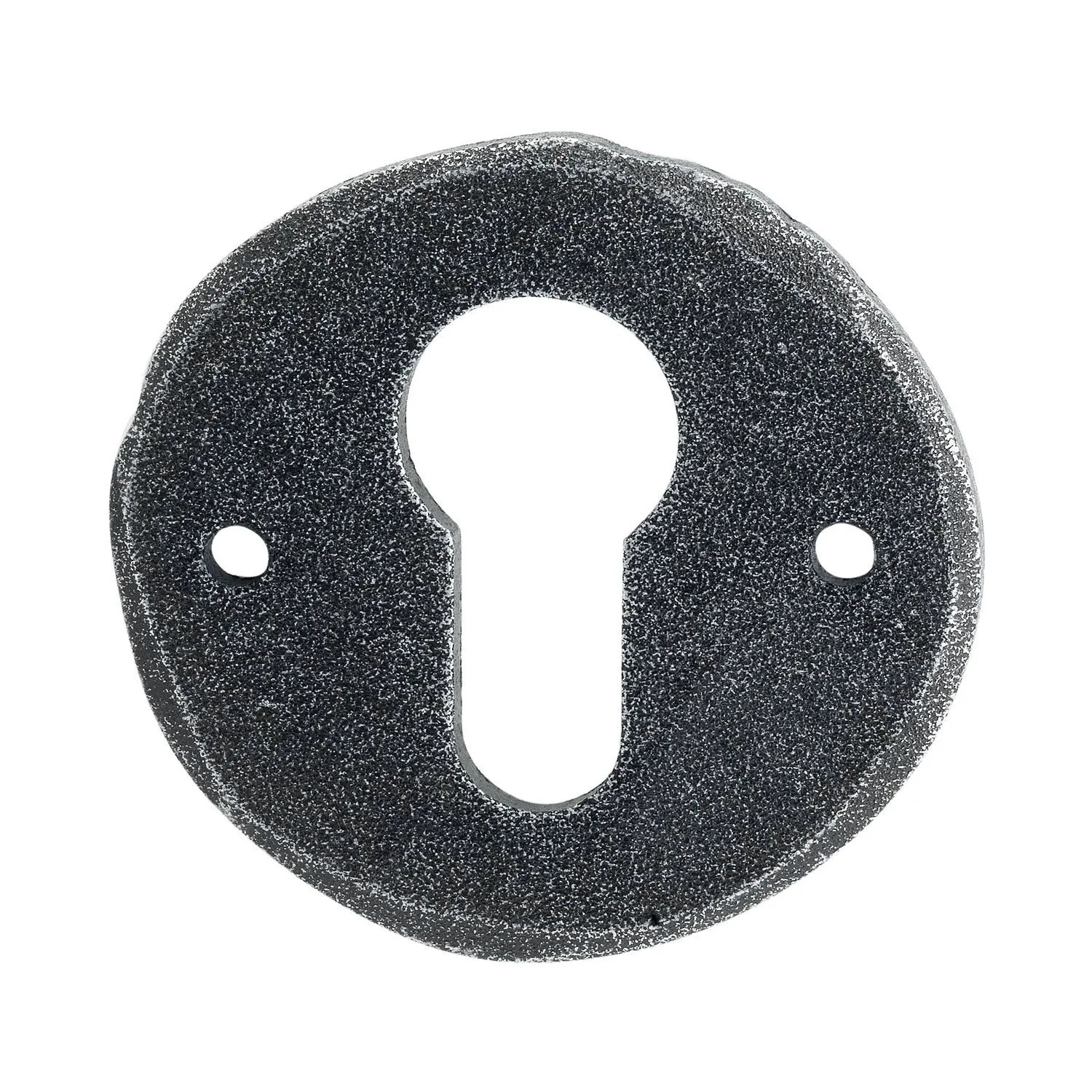Halcö Zylinderrosette Stubai Pz ø 53 mm Verzinkt Schwarz Passiviert