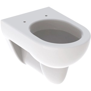 Geberit Wand-WC Renova Tiefspüler in Manhattan, spülrandloses Hänge-WC aus Keramik.