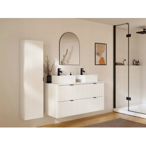 Vente-unique Badmöbel-Set Zevini Weiß 120 cm