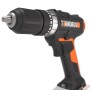 Worx Akku-Schlagbohrschrauber WX370.9 Solo, Akku-Bohrmaschine in Schwarz und Orange.