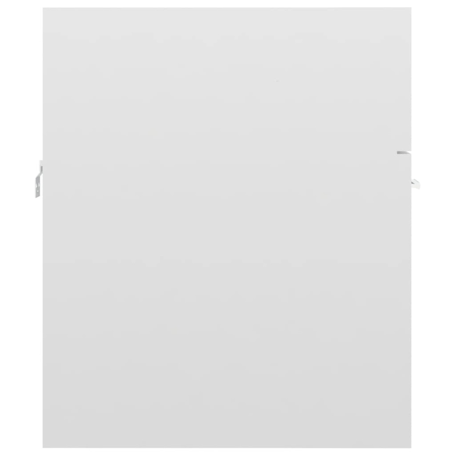 vidaXL Waschbeckenunterschrank, hochglanz weiß, 41x38,5x46cm. Badmöbel zur Badgestaltung.