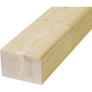 Brettschichtholz Fichte/Tanne, 80x80x2500 mm, für Konstruktionen mit hoher statischer Beanspruchung.