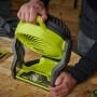 Ryobi Akku-Ventilator One+ RF18-0, 18V, gelb/schwarz. Kompakter Ventilator mit drehbarem Kopf und Geschwindigkeitsregler.