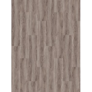 Click-Vinylboden Eiche Toronto mit Trittschall, verlegt. Holzoptik, ideal für Fußbodenheizung.