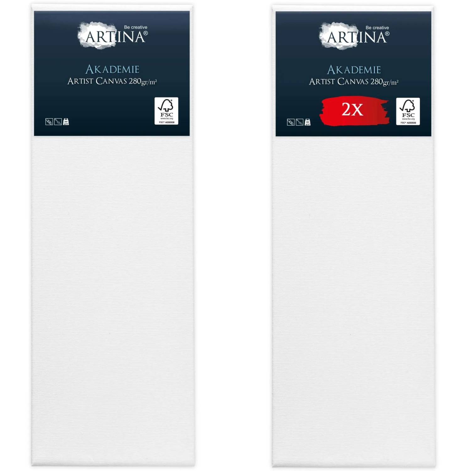 Artina Akademie Keilrahmen 50x150cm FSC 2tlg günstig online kaufen