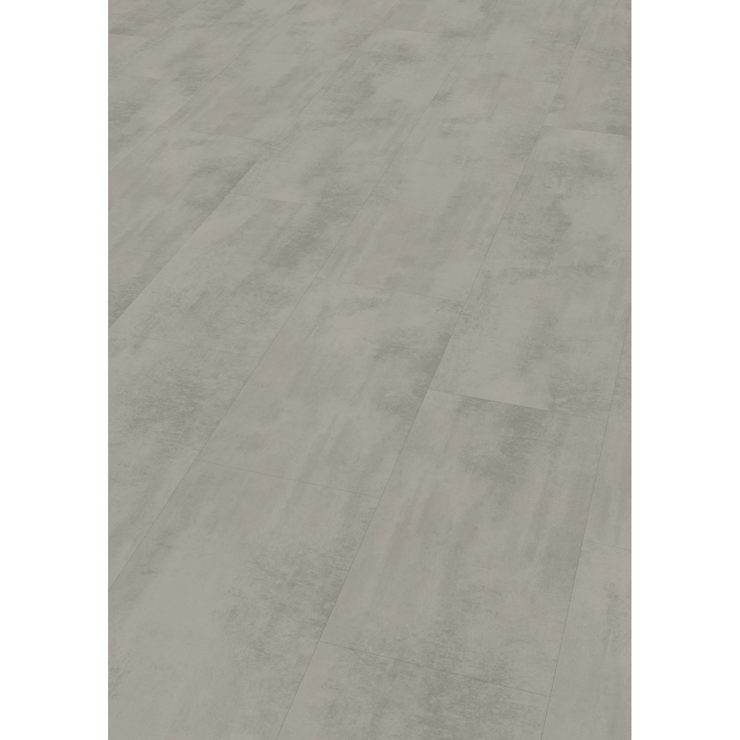 Egger Designboden Aquadura+ EDF810 Chromix Silber, Vinylboden in grauer Betonoptik.