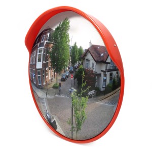 Wiltec Verkehrsspiegel 60Cm Schutzhaube Sicherheitsspiegel Überwachungsspiegel