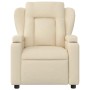 vidaXL Massage-Relaxsessel Cremefarbener Stoff 3206004_7