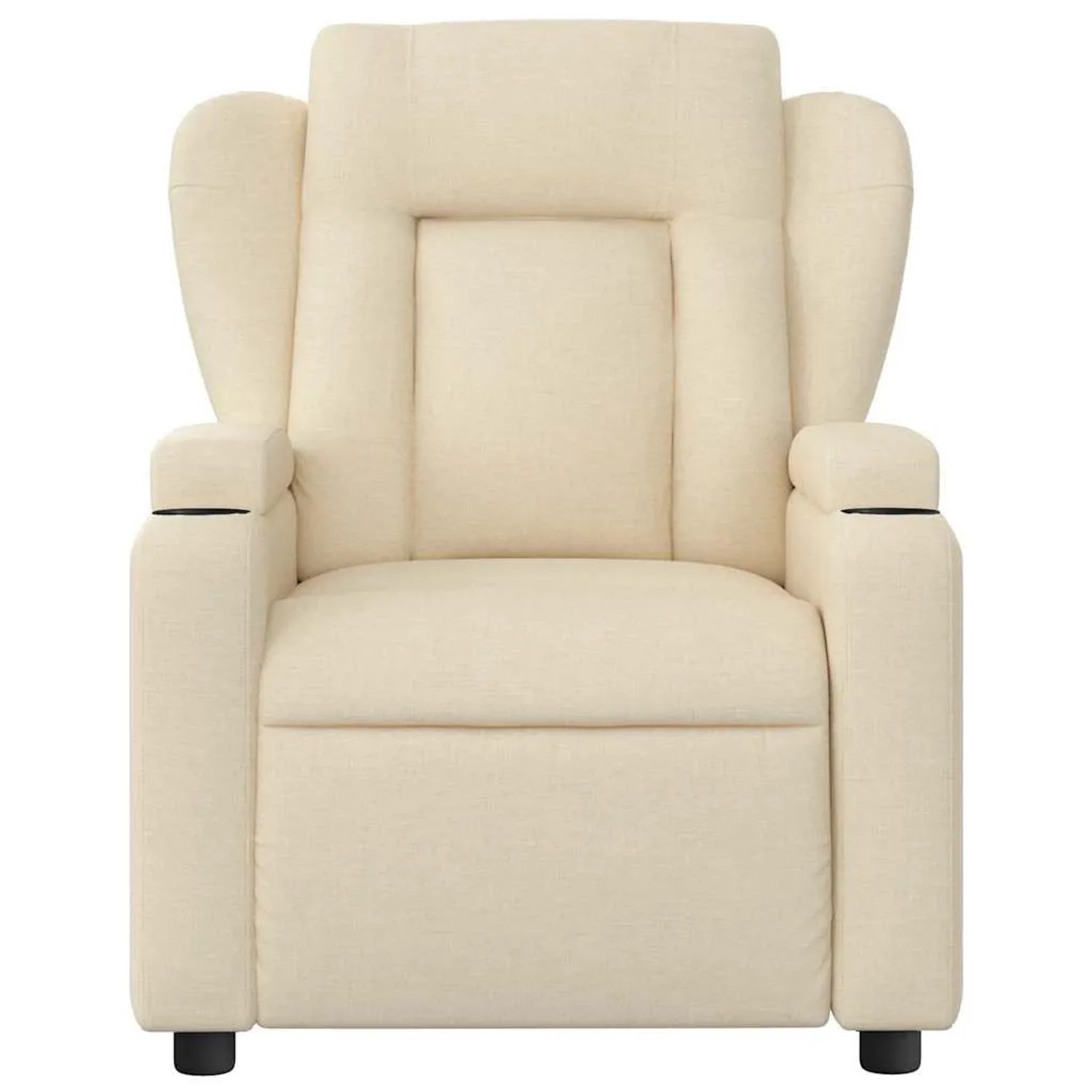 vidaXL Massage-Relaxsessel Cremefarbener Stoff 3206004_7