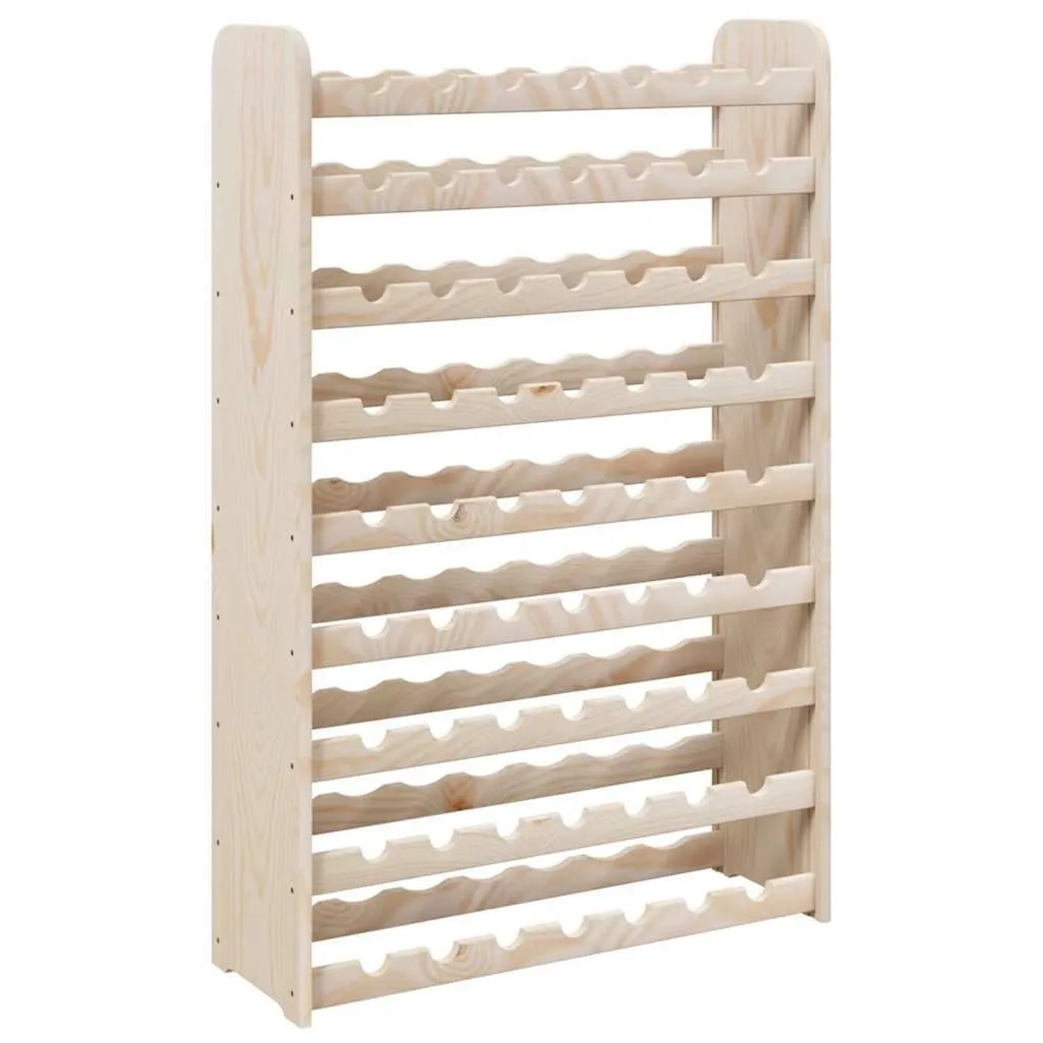 vidaXL Weinregal 72,5x25x111,5 cm Massivholz Kiefer 4007561