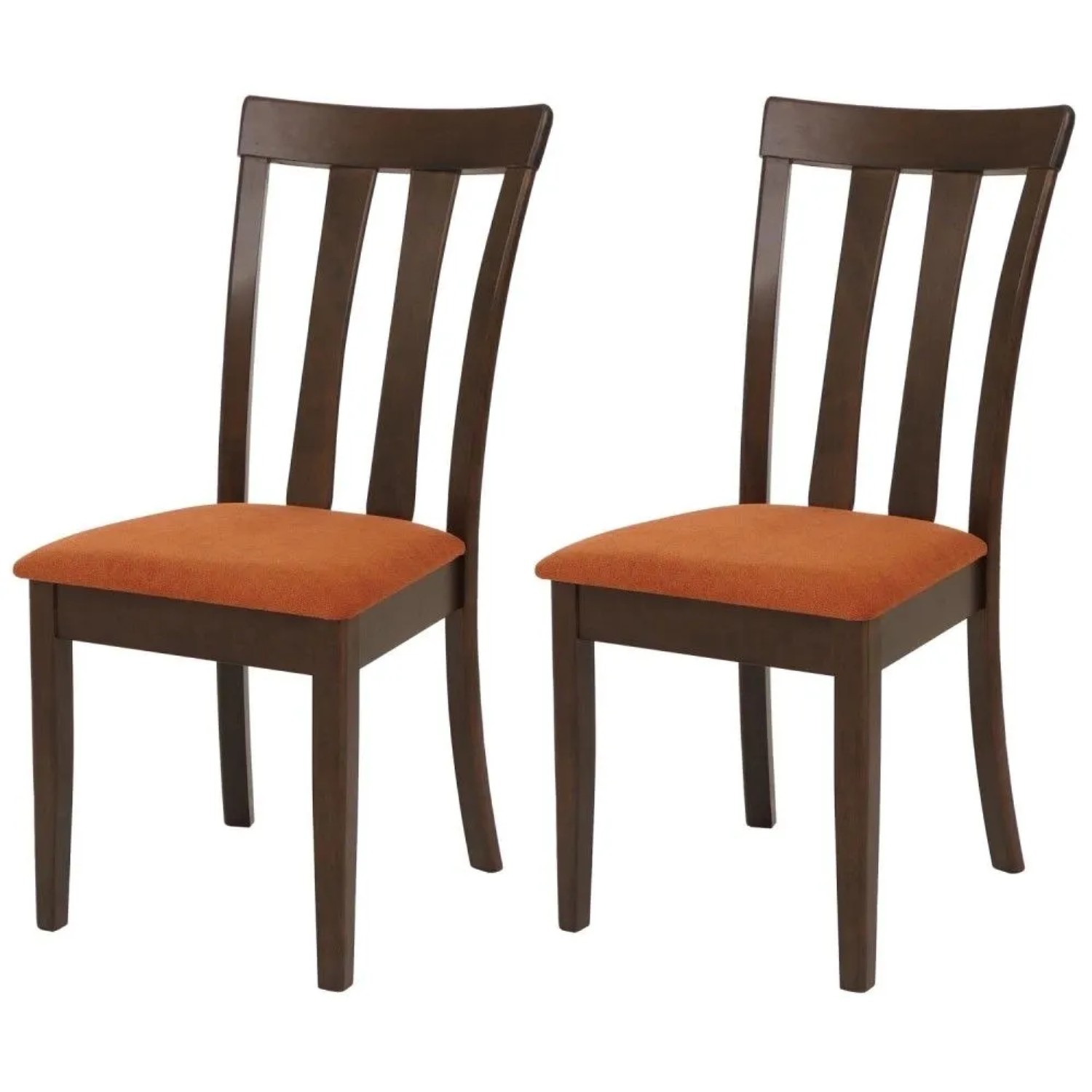 MCW Esszimmerstuhl G46 2er-Set Dunkles Gestell Orange