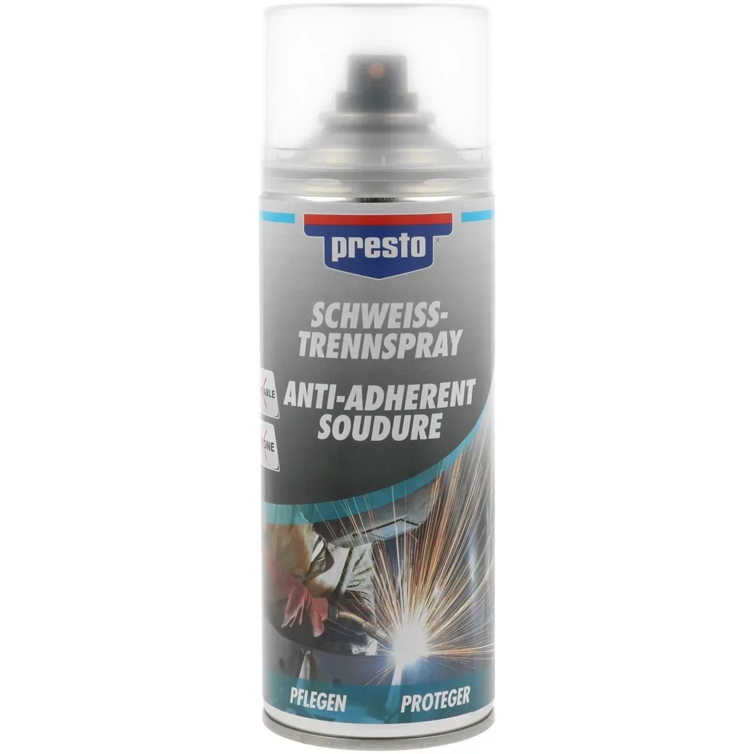 Presto Schweiß-Trennspray, 300ml Dose zur Vermeidung von Schweißspritzern beim Schweißen.