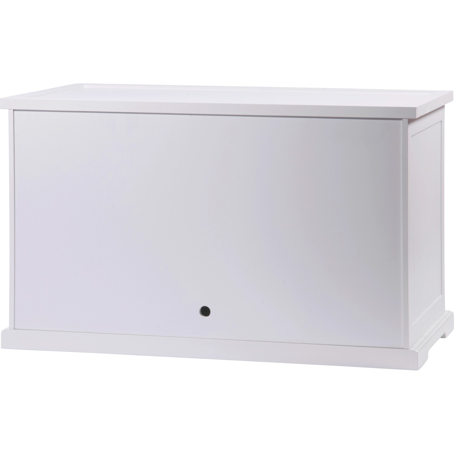 Weißer Design Katzenschrank XL (95x54x57,5cm) als Katzenhöhle oder Sitzgelegenheit.