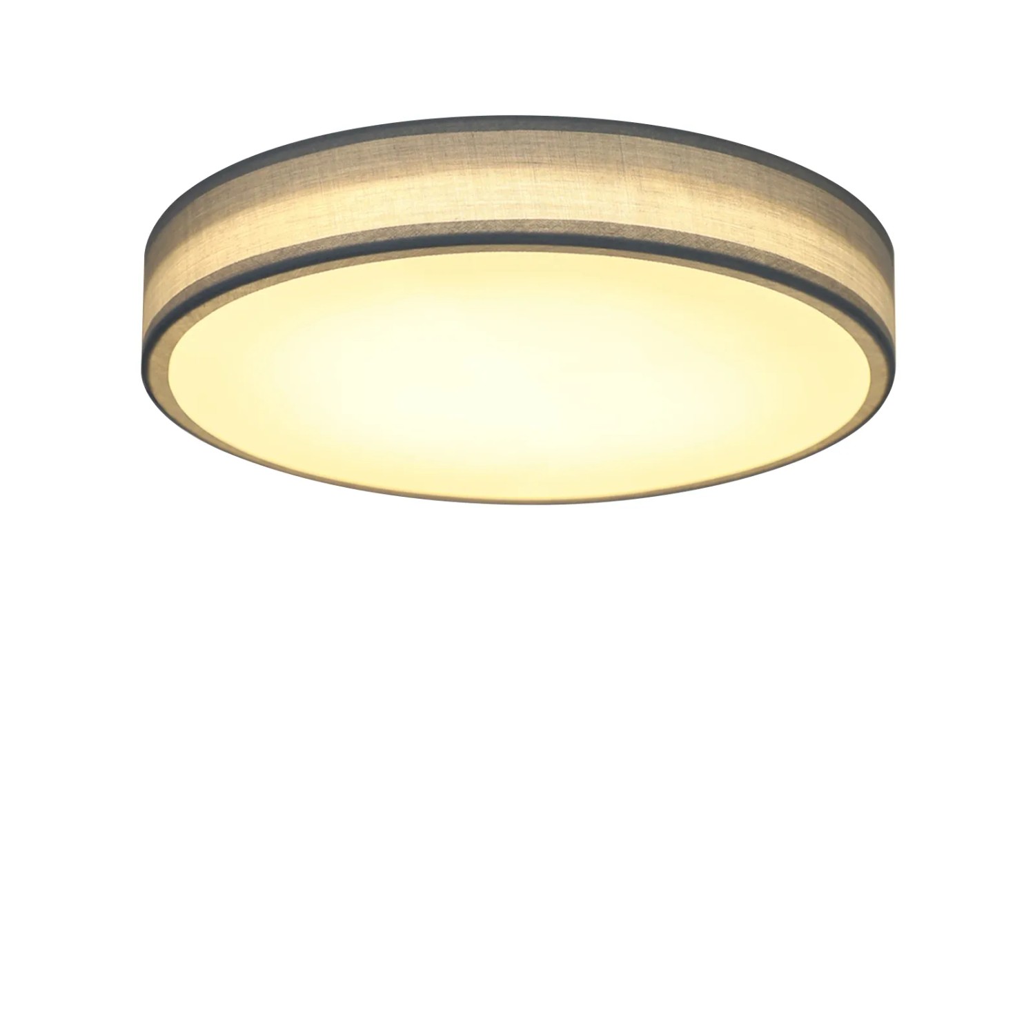NETTLIFE LED Deckenleuchte aus Textil L30cmGrün
