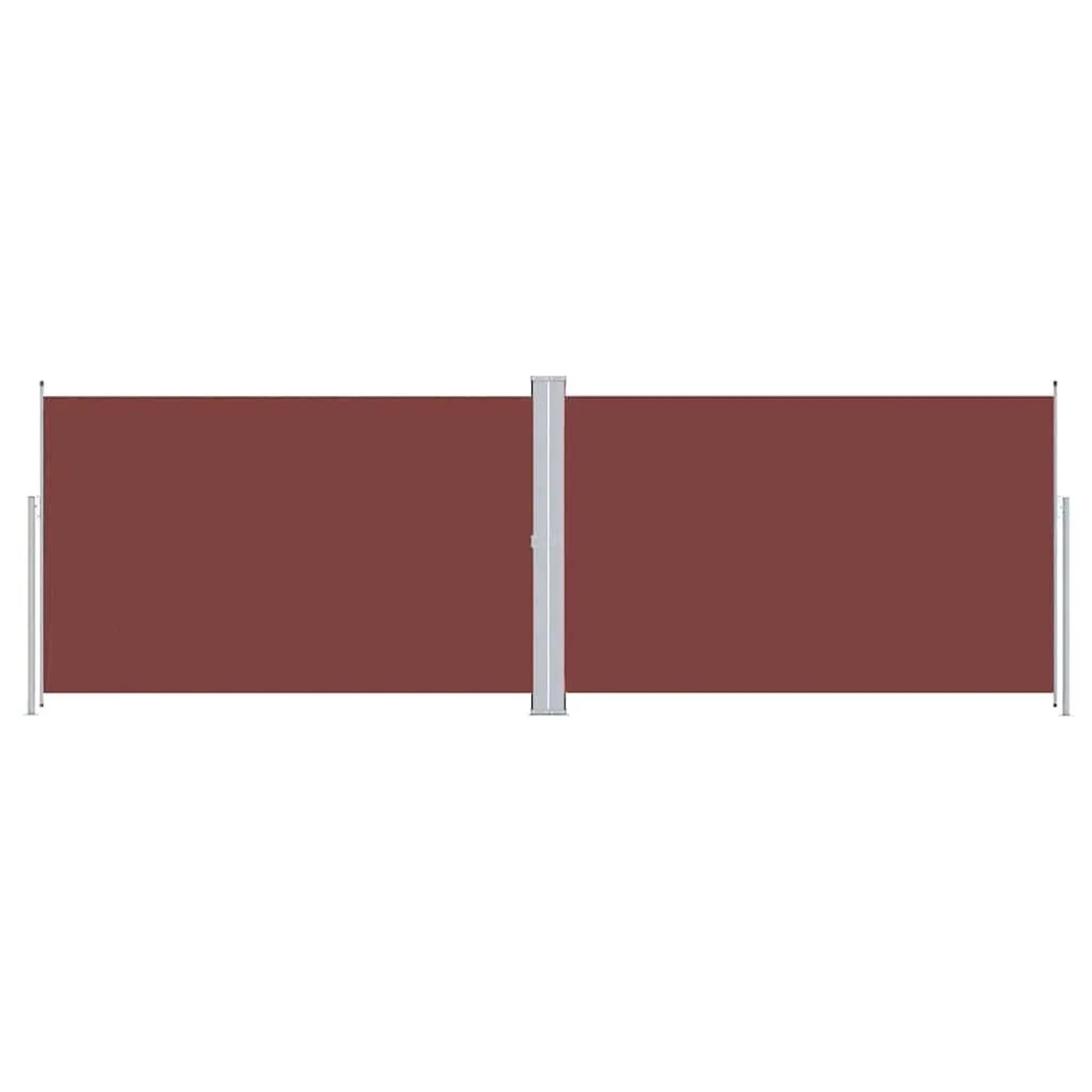 vidaXL Seitenmarkise Ausziehbar Braun 220x600 cm 318015