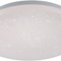 Weiße LED-Deckenleuchte Skyler von Just Light, Ø 34 cm, für Innenräume.