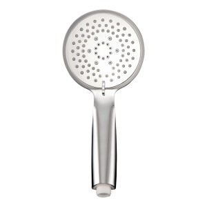 aquaSu Handbrause Armi, Chrom, mit 5 Strahlarten und Wassersparfunktion.