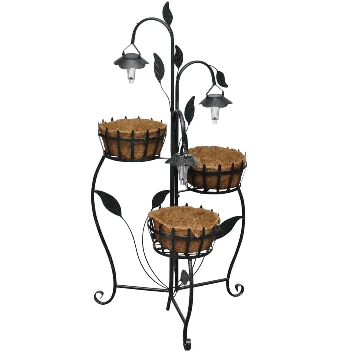 vidaXL Blumenampel mit LED Beleuchtung 40543