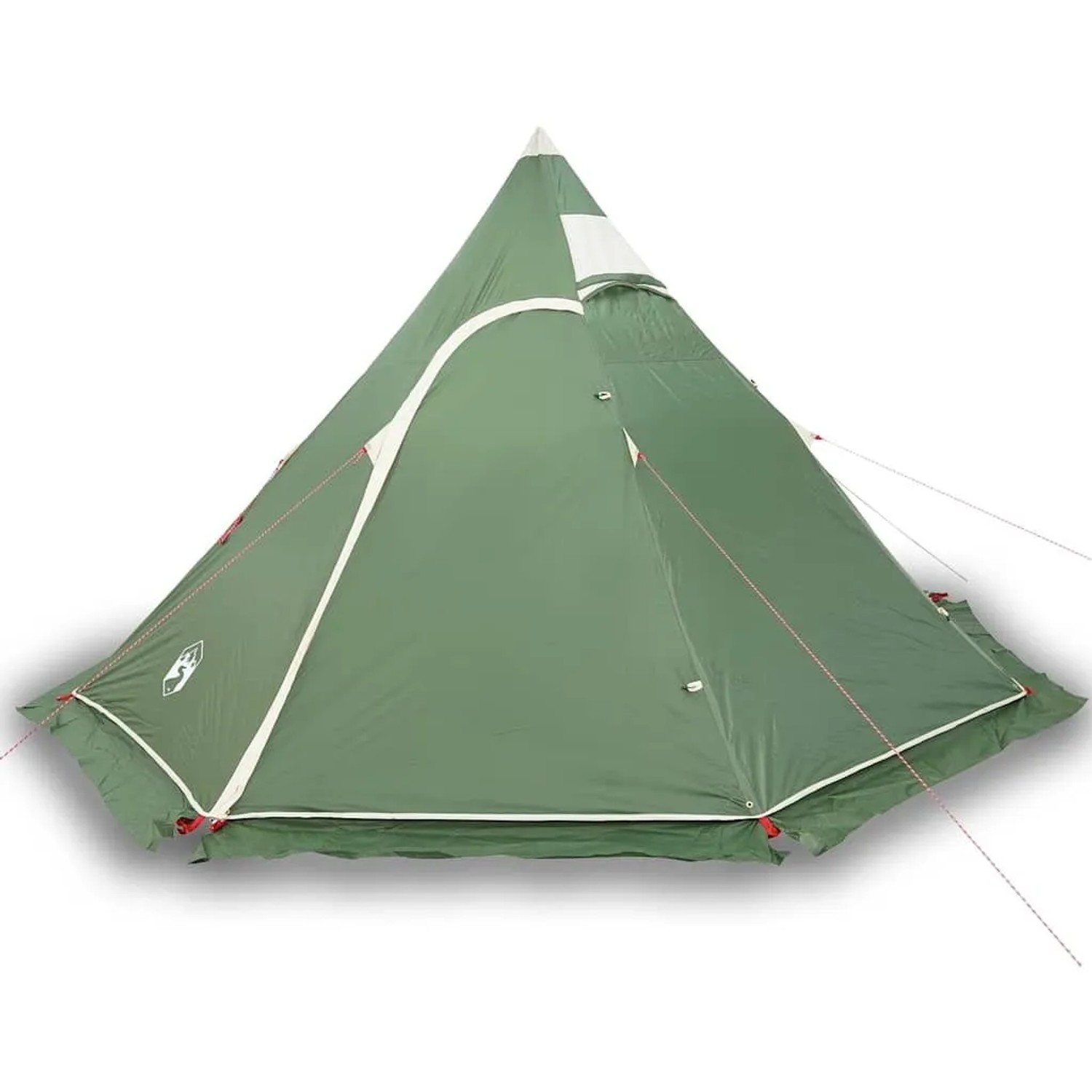 Furnicato Campingzelt Tipi 366 X 366 X 205 Cm Grün