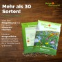 Deine Gartenwelt Bienenweide Blumenmischung, 100g Samen in grüner Verpackung.