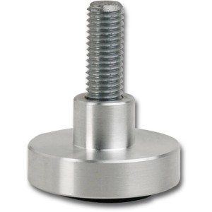 Simausrom Höhenverstellschraube Ø 40 mm M8x25 mm Aluminium Ral 9006 Stahl