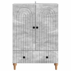 vidaXL Sideboard Betongrau 66 x 34,5 x 95 cm Holzwerkstoff 894208