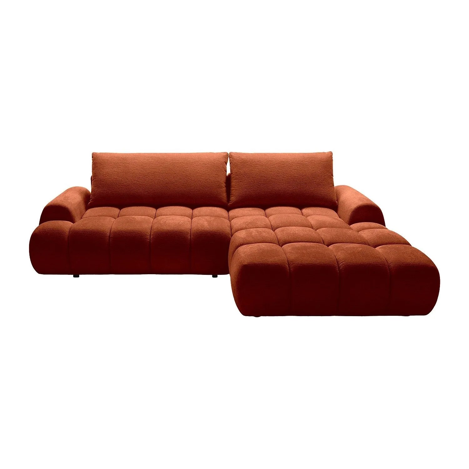 Vente-unique Schlafsofa Farneta Terracotta 280 cm