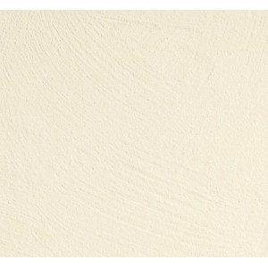 Nahaufnahme einer Wand mit Knauf Compact Color Putz in Ingwer, leicht strukturiert.