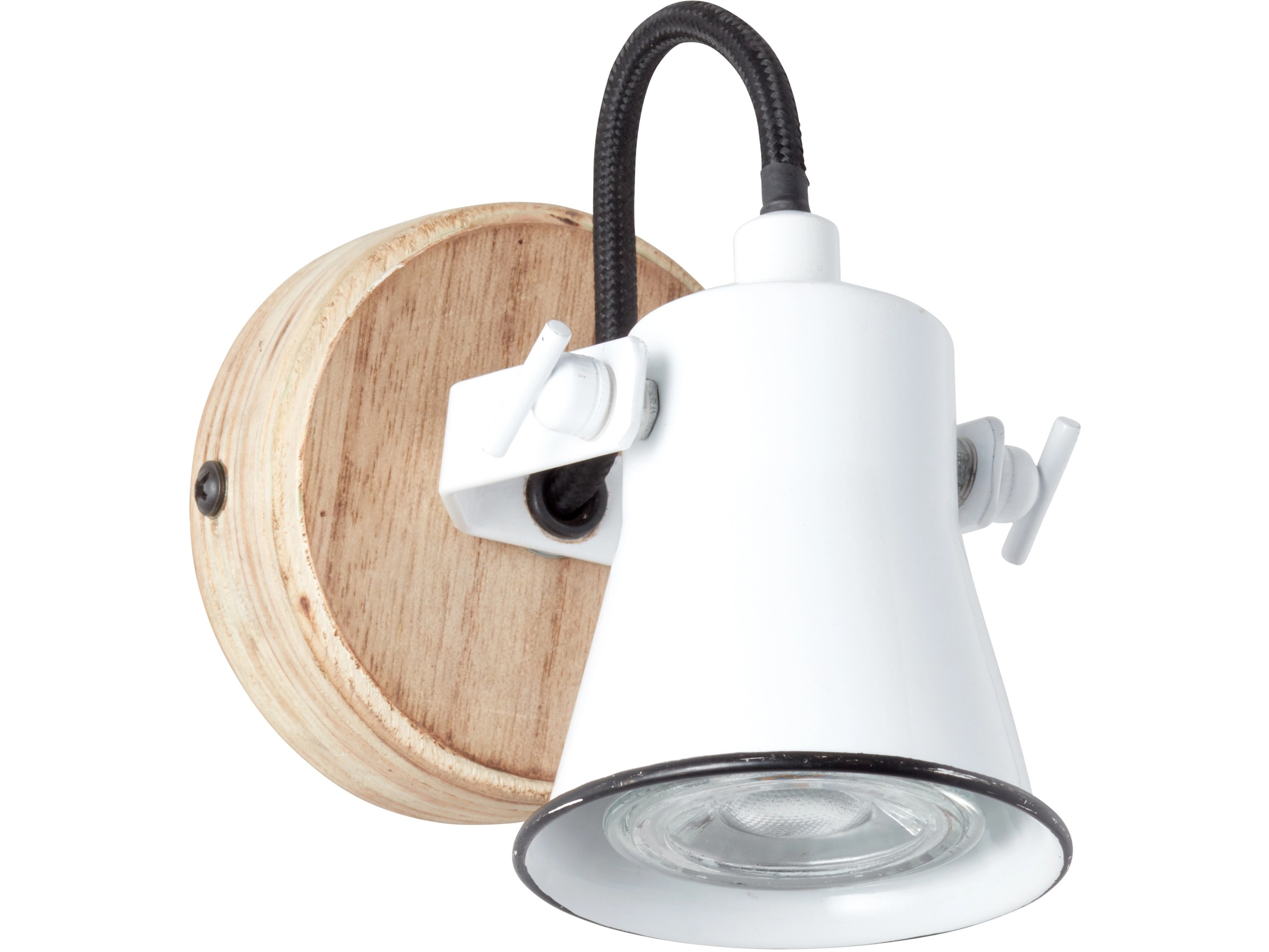 Brilliant Orban LED Wandspot – 1-flammig, 4,5W 380lm 3000K, Metall, Schwenkbar, Energieklasse A++