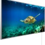 Könighaus Infrarotheizung mit Schildkröten-Motiv, 50x60 cm, 300W. Elektrische Heizung mit Unterwasser-Szene.