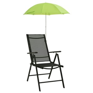 vidaXL Sonnenschirme für Campingstühle 2 Stk. Grün 105 cm 47935