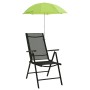vidaXL Sonnenschirme für Campingstühle 2 Stk. Grün 105 cm 47935_2