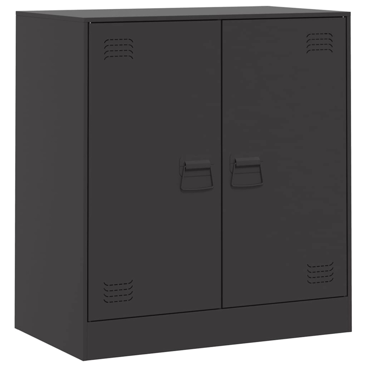 vidaXL Sideboard Schwarz 67x39x73 cm Stahl 841673 günstig online kaufen