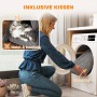 Graues PawHut Katzenzelt mit waschbarem Kissen, geeignet für kleine Hunde und Katzen.