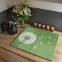 Banjado 2-teilige Herdabdeckplatte aus Glas mit Pusteblumen-Motiv, je 30x52 cm.