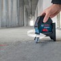 Bosch Professional GCL 2-50 Kreuzlinienlaser mit LR6 Empfänger in Aktion.