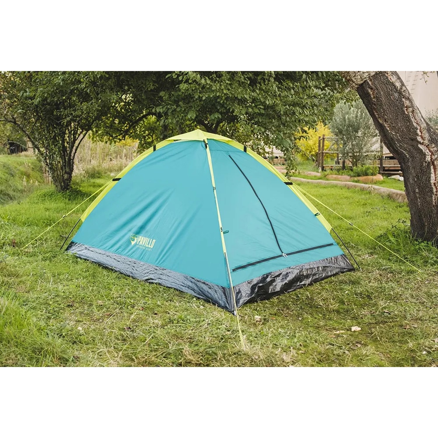 Bestway® Cool Dome 2 Zelt für 2 Personen, blau/grün, Campingzubehör.