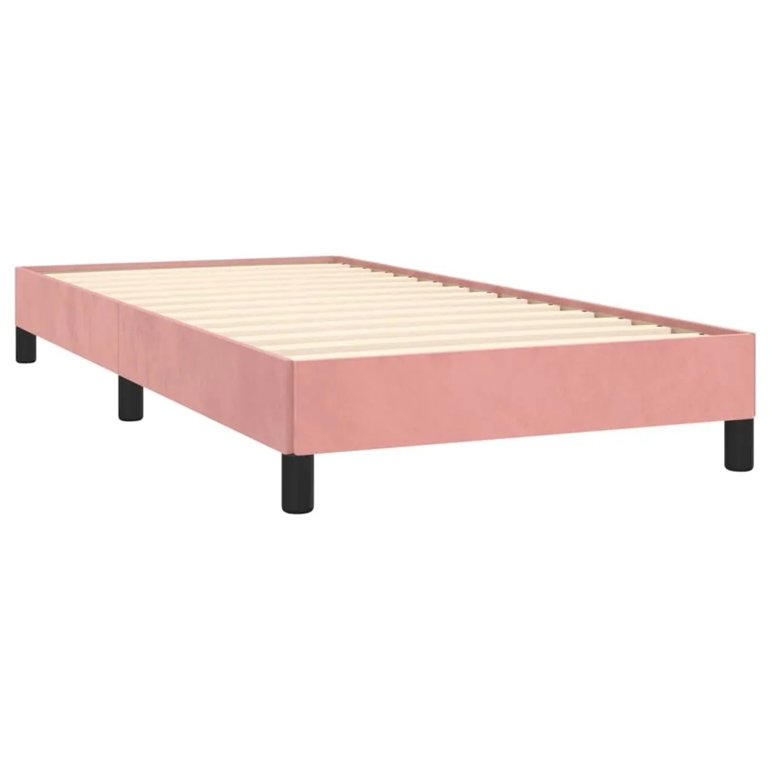 vidaXL Bettgestell Rosa 100x200 cm Samt 346963