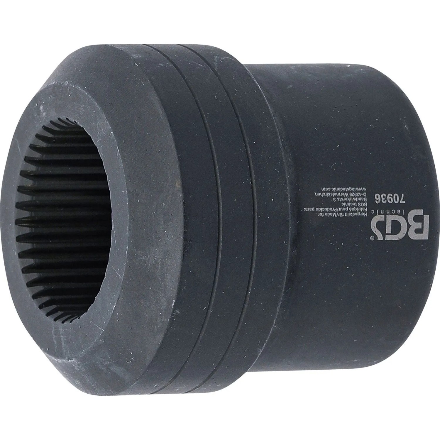 BGS Spezial Steckschlüssel Einsatz Vielzahn Antrieb Innenvierkant 12 5 Mm  1 2 Zoll  Für Hinterachs Eingangswelle Für BMW 70936
