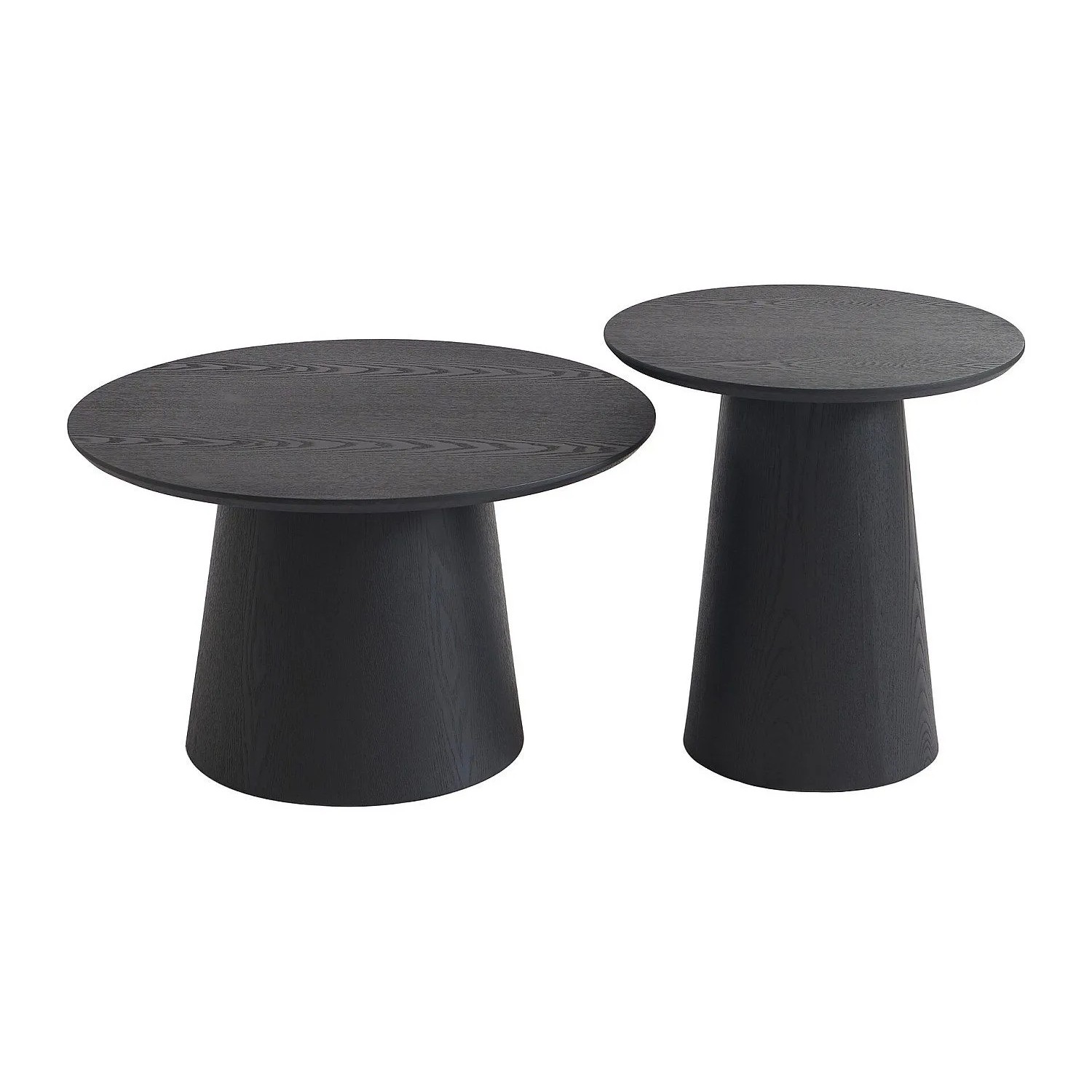 Vente-unique Couchtisch Piari Schwarz 50 cm  70 cm