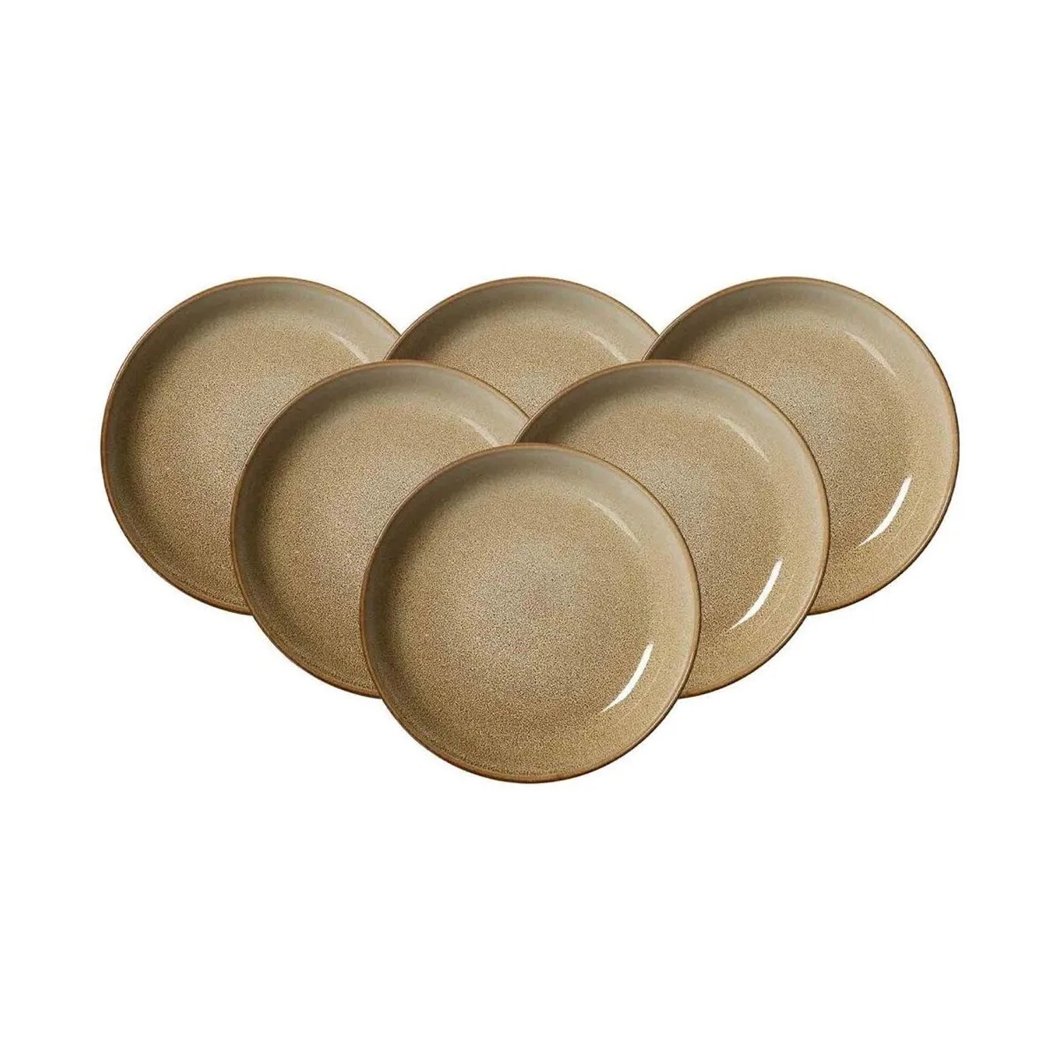 Ritzenhoff & Breker Alicante Suppenteller 21 cm 6er Set Braun