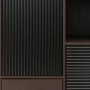 MCW Hochschrank O40 MDF Metall Melamin 138x79x40cm Walnuss-Optik_8