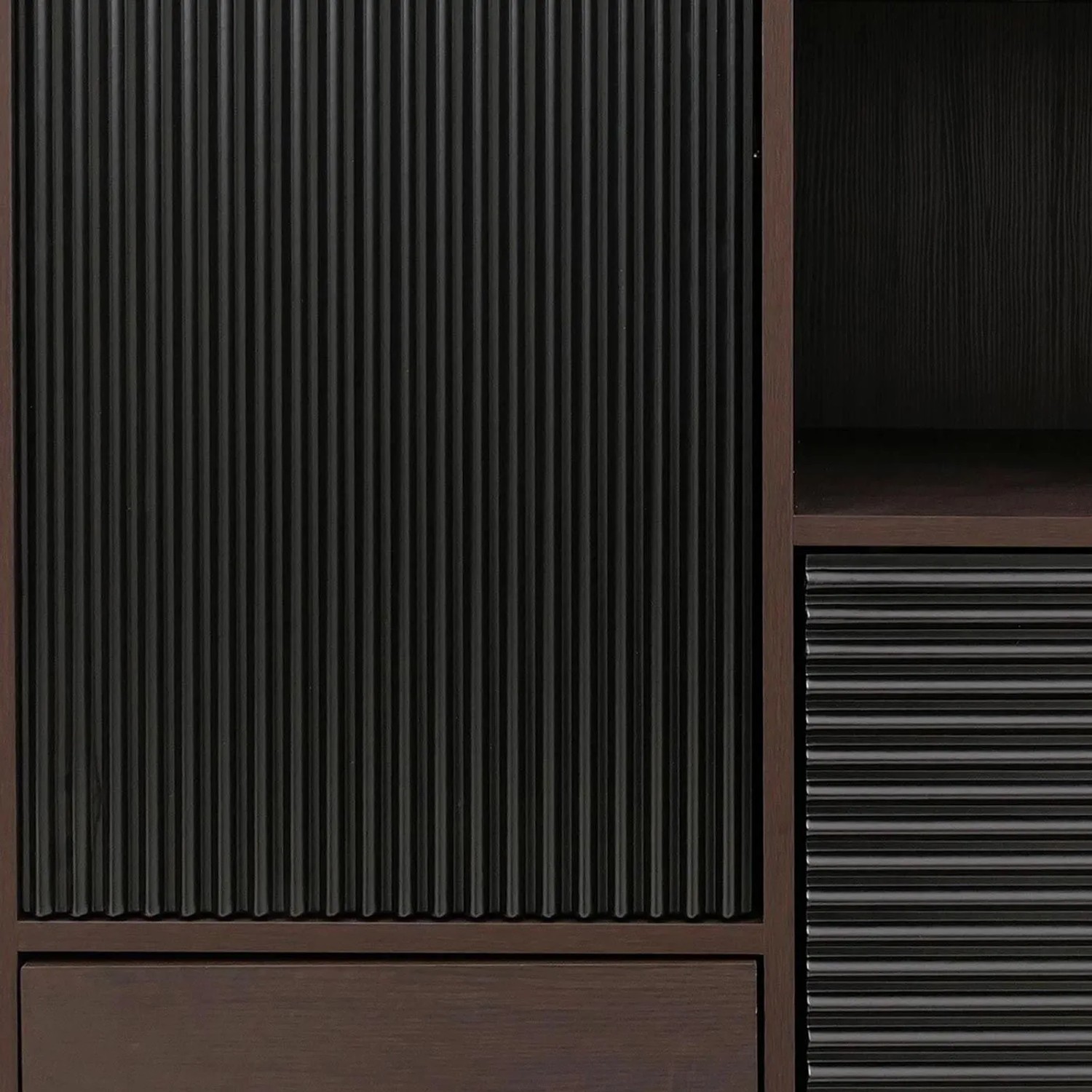 MCW Hochschrank O40 MDF Metall Melamin 138x79x40cm Walnuss-Optik_8