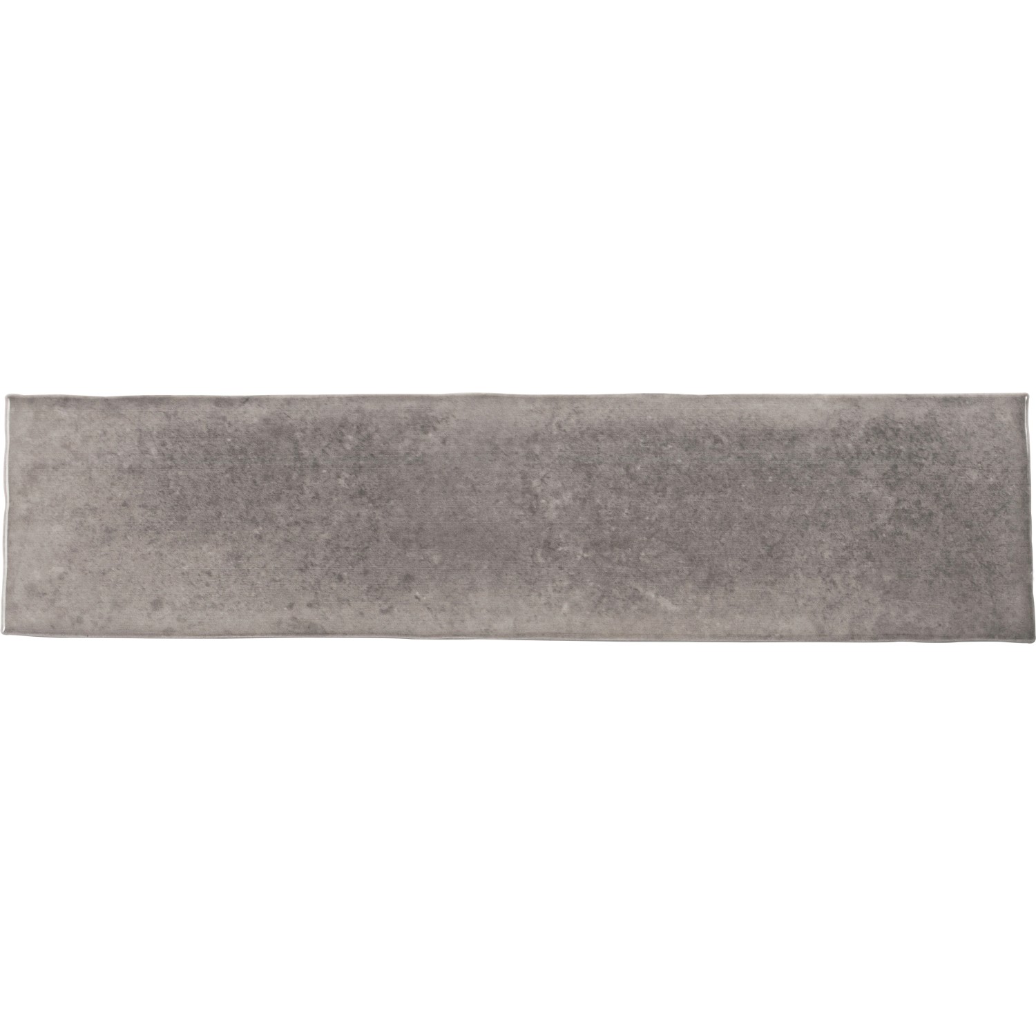 Wandfliese Antik Steingut Grau Glasiert Glänzend 7,5 cm x 30 cm günstig online kaufen